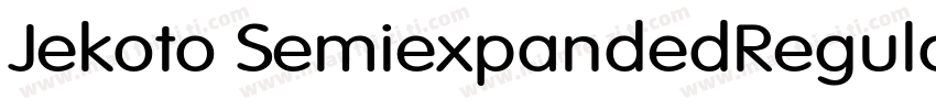 Jekoto SemiexpandedRegular字体转换